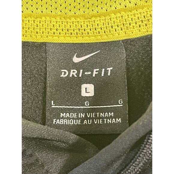 Nike Dri-Fit Men’s Size Large Black/ Yellow Hoodie Sporty College OSU- NCAA - Picture 10 of 12